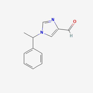 1-(1-Phenylethyl)-1H-imidazole-4-carbaldehyde