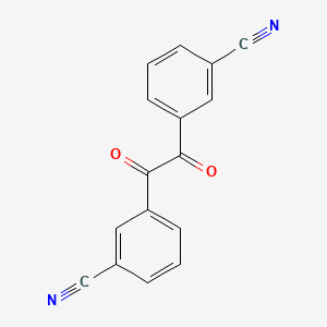 molecular formula C16H8N2O2 B12830046 3,3'-Oxalyldibenzonitrile 