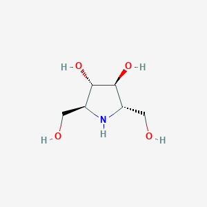 (2S,3S,4S,5S)-2,5-bis(hydroxymethyl)pyrrolidine-3,4-diol