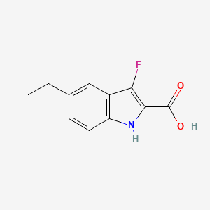 5-Ethyl-3-fluoro-1H-indole-2-carboxylic acid