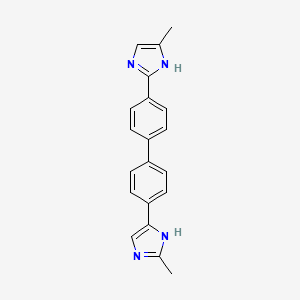 2-Methyl-5-(4'-(5-methyl-1H-imidazol-2-yl)-[1,1'-biphenyl]-4-yl)-1H-imidazole