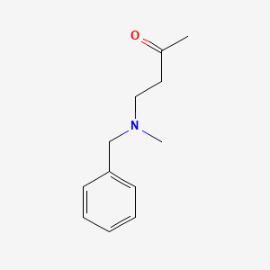 molecular formula C12H17NO B1283014 4-(苄基(甲基)氨基)丁烷-2-酮 CAS No. 16635-00-0