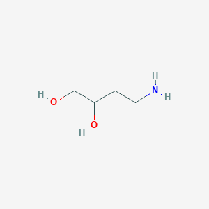 molecular formula C4H11NO2 B1283020 4-氨基丁烷-1,2-二醇 CAS No. 83430-32-4