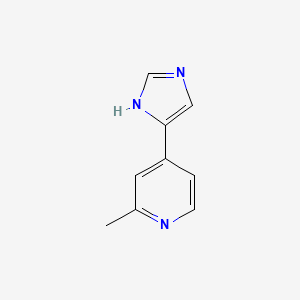 4-(1H-Imidazol-4-yl)-2-methylpyridine