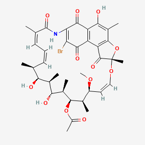 3-Bromo-1,4-dideoxy-1,4-dihydro-1,4-dioxorifamycin