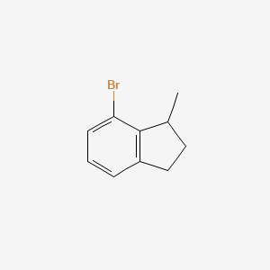 molecular formula C10H11Br B12830245 7-bromo-1-methyl-2,3-dihydro-1H-indene 