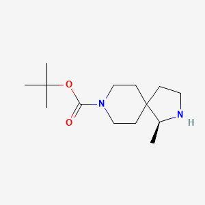 molecular formula C14H26N2O2 B12830317 tert-Butyl (S)-1-methyl-2,8-diazaspiro[4.5]decane-8-carboxylate 