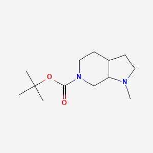 tert-Butyl 1-methyloctahydro-6H-pyrrolo[2,3-c]pyridine-6-carboxylate