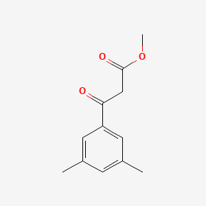 molecular formula C12H14O3 B12830339 Methyl 3-(3,5-dimethylphenyl)-3-oxopropanoate 