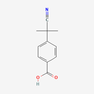 molecular formula C11H11NO2 B1283034 4-(2-氰丙烷-2-基)苯甲酸 CAS No. 129488-74-0
