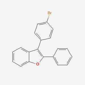 3-(4-Bromophenyl)-2-phenyl-benzofuran