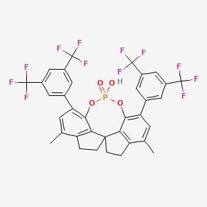 1,10-bis[3,5-bis(trifluoromethyl)phenyl]-12-hydroxy-3,8-dimethyl-4,5,6,7-tetrahydroiindeno[7,1-de:1',7'-fg][1,3,2]dioxaphosphocine 12-oxide