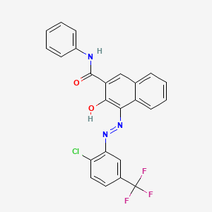 4-[[2-Chloro-5-(trifluoromethyl)phenyl]azo]-3-hydroxy-N-phenylnaphthalene-2-carboxamide