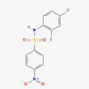 N-(2,4-difluorophenyl)-4-nitrobenzenesulfonamide