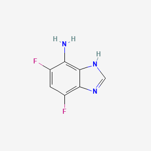 4,6-Difluoro-1H-benzo[d]imidazol-7-amine