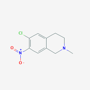 6-Chloro-2-methyl-7-nitro-1,2,3,4-tetrahydroisoquinoline