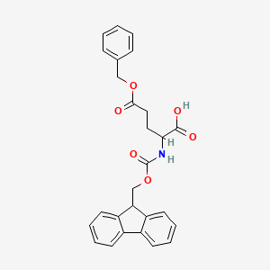 2-(9H-fluoren-9-ylmethoxycarbonylamino)-5-oxo-5-phenylmethoxypentanoic acid