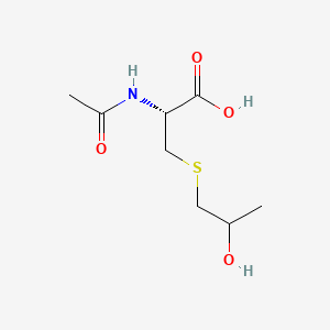 molecular formula C8H15NO4S B12830526 N-Acetyl-S-(2-hydroxypropyl)-L-cysteine CAS No. 923-43-3