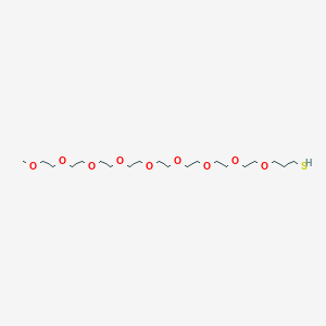 molecular formula C20H42O9S B12830535 2,5,8,11,14,17,20,23,26-Nonaoxanonacosane-29-thiol 