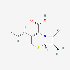 (6S,7S)-7-amino-8-oxo-3-[(E)-prop-1-enyl]-5-thia-1-azabicyclo[4.2.0]oct-2-ene-2-carboxylic acid