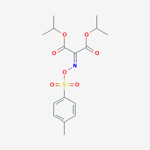 molecular formula C16H21NO7S B12830548 Diisopropyl 2-((tosyloxy)imino)malonate 