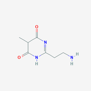 2-(2-aminoethyl)-5-methyl-1H-pyrimidine-4,6-dione