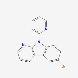 6-Bromo-9-(pyridin-2-yl)-9H-pyrido[2,3-b]indole