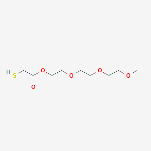 molecular formula C9H18O5S B12830642 2-(2-(2-Methoxyethoxy)ethoxy)ethyl 2-mercaptoacetate 