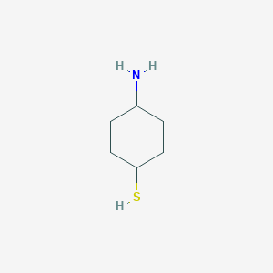 molecular formula C6H13NS B12830658 4-Aminocyclohexane-1-thiol 