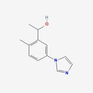 1-(5-(1H-Imidazol-1-yl)-2-methylphenyl)ethanol