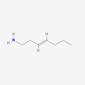 molecular formula C7H15N B12830694 Hept-3-en-1-amine 