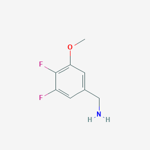 (3,4-Difluoro-5-methoxyphenyl)methanamine