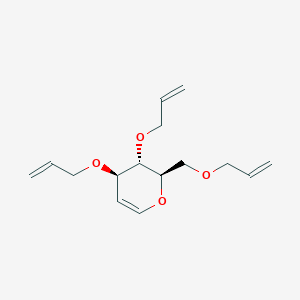 (2R,3S,4R)-3,4-Bis(allyloxy)-2-((allyloxy)methyl)-3,4-dihydro-2H-pyran