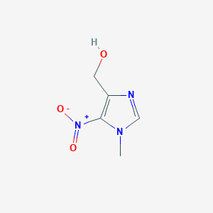 molecular formula C5H7N3O3 B12830823 (1-Methyl-5-nitro-1H-imidazol-4-yl)methanol 