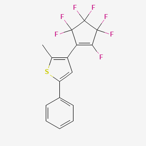 2-Phenyl-5-methyl-4-(heptafluoro-1-cyclopentenyl)thiophene