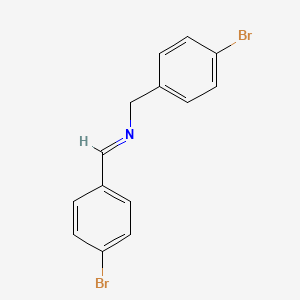 4-Bromo-N-[(4-bromophenyl)methylene]benzenemethanamine