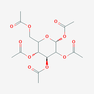 molecular formula C16H22O11 B12830868 alpha,beta-D-(+)-Glucose pentaacetate 