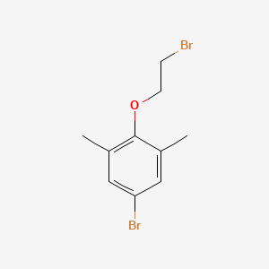 molecular formula C10H12Br2O B12830904 5-Bromo-2-(2-bromoethoxy)-1,3-dimethylbenzene 