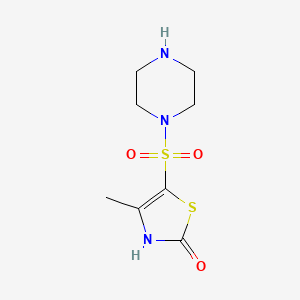 4-Methyl-5-(piperazin-1-ylsulfonyl)thiazol-2(3H)-one