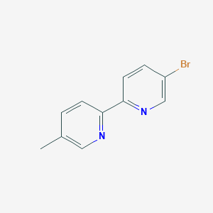 molecular formula C11H9BrN2 B1283094 5'-溴-5-甲基-[2,2']联吡啶 CAS No. 1187163-83-2