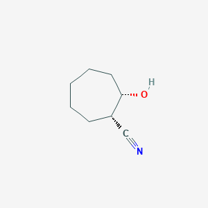 Cis-2-hydroxycycloheptane-1-carbonitrile