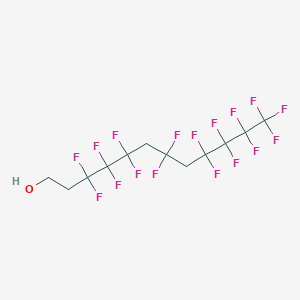 molecular formula C12H9F17O B12830949 3,3,4,4,5,5,7,7,9,9,10,10,11,11,12,12,12-Heptadecafluorododecan-1-ol 