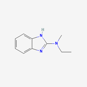 molecular formula C10H13N3 B12830954 N-Ethyl-N-methyl-1H-benzo[d]imidazol-2-amine 