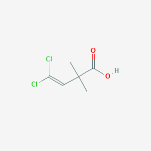 4,4-Dichloro-2,2-dimethylbut-3-enoic acid