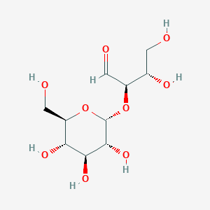 (2R,3S)-3,4-dihydroxy-2-(((2R,3R,4S,5S,6R)-3,4,5-trihydroxy-6-(hydroxymethyl)tetrahydro-2H-pyran-2-yl)oxy)butanal