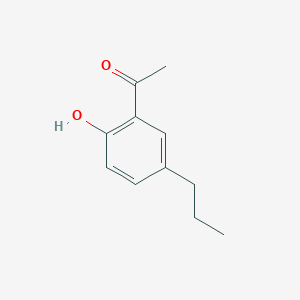 molecular formula C11H14O2 B1283104 1-(2-羟基-5-丙基苯基)乙酮 CAS No. 1990-24-5