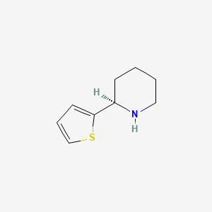 molecular formula C9H13NS B12831079 (R)-2-(Thiophen-2-yl)piperidine 