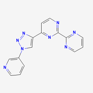 4-(1-(Pyridin-3-yl)-1H-1,2,3-triazol-4-yl)-2,2'-bipyrimidine