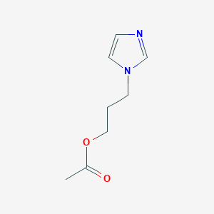 molecular formula C8H12N2O2 B12831122 3-(1H-Imidazol-1-yl)propyl acetate 