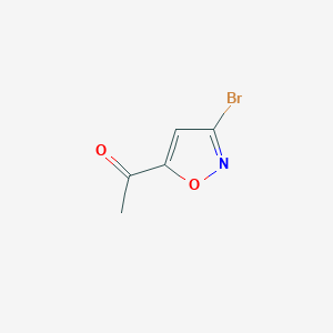 B1283113 1-(3-Bromoisoxazol-5-yl)ethanone CAS No. 76596-53-7